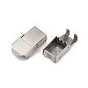 304 Stainless Steel Watch Band Clasps STAS-U055-01B-P-2