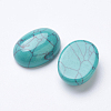 Synthetic Green Turquoise Cabochons G-F501-01-10x12mm-2