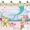 Polyester Hanging Banners Children Birthday AJEW-WH0190-032-7