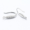 Anti-Tarnish Rhodium Plated 925 Sterling Silver STER-L054-03P-1