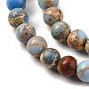Dyed Natural Regalite/Imperial Jasper/Sea Sediment Jasper Beads Strands X-G-B124-C02-15-4