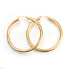 201 Stainless Steel Big Hoop Earrings X-EJEW-A052-19D-G-1