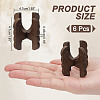 6Pcs Wooden Plant Support DIY-NB0012-76C-9
