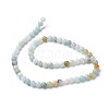 Natural Flower Amazonite Round Bead Strands X-G-D608-8mm-2