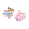 Transparent Resin Pendants RE-CBA4C51-04P-2