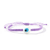 Handmade Lampwork Evil Eye Bead Braided Bracelets UN6877-9-1