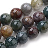 Natural Indian Agate Beads Strands G-S259-31-10mm-1