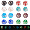 SUNNYCLUE 80Pcs 8 Colors Luminous Handmade Gold Sand Lampwork Beads LAMP-SC0001-27-1