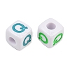 Opaque Acrylic Enamel European Beads AC-ACBA1794-04Q-2