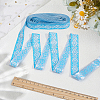 Ethnic Style Polyester Jacquard Ribbon OCOR-WH0078-478A-02-4