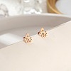 304 Stainless Steel Stud Earrings for Women VB4414-2-1