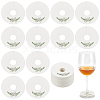Paper Wine Glass Charms AJEW-WH0080-13C-1