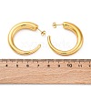 C-Shaped 304 Stainless Steel Stud Earrings for Women EJEW-A125-05G-5