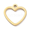 304 Stainless Steel Charms STAS-R003-01G-02-1