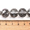 Transparent Electroplate Glass Beads Strands EGLA-N002-34F-F02-2