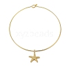 Brass Charm Bangles BJEW-Q350-07B-G-1