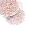 Baking Paint Transparent Glass Beads DGLA-T004-08L-3