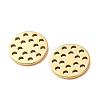 Hollow 304 Stainless Steel Charms STAS-G385-05G-03-2