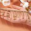 1 Yard Brass Rhinestone Cup Chains FIND-SZ0002-20-2