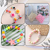 120Pcs 8 Colors Opaque Acrylic Beads MACR-PA0001-10-4