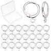 25Pairs Brass Huggie Hoop Earring Findings KK-CN0001-84-1