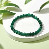 Natural Emerald Quartz Beaded Bracelets BJEW-JB10214-02-2