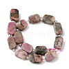 Natural Rhodonite Beads Strands G-C098-A07-01-3