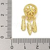 Rack Plating Brass Dangle Charms KK-I718-30G-3