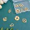 12Pcs 12 Styles 201 & 304 Stainless Steel Connector Charms STAS-SZ0002-57-3