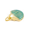 Rack Plating Brass Enamel Pendants LS-KK-P269-09G-04-2