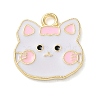 Cute Animal Alloy Enamel Pendants ENAM-U002-03B-KCG-1