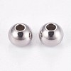 Tarnish Resistant 202 Stainless Steel Rondelle Spacer Beads STAS-F094-06C-P-2