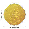 Self Adhesive Gold Foil Embossed Stickers DIY-WH0211-378-2