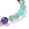 Natural Jade Stretch Charm Bracelets BJEW-I260-09-3