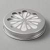 Aluminium Hollow Candle Canister Lids AJEW-WH0312-57E-1