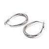 Non-Tarnish 304 Stainless Steel Hoop Earrings for Women EJEW-G346-05P-2