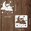 Plastic Reusable Drawing Painting Stencils Templates DIY-WH0172-933-2