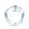 Transparent Resin Finger Rings RJEW-T013-001-E07-5