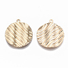 Eco-Friendly Iron Pendants X-IFIN-T015-031G-NR-2