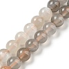 Natural Multi-Moonstone Beads Strands G-P503-6MM-04-2