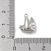 Brass Micro Pave Cubic Zirconia Pendants KK-D283-20P-3