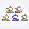 Mother's Day Ion Plating(IP) 201 Stainless Steel Charms LS-STAS-Q201-JN173-3