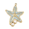 304 Stainless Steel Enamel & Plastic Pearl Pendants STAS-G392-05G-1
