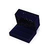 Plastic & Velvet Ring Boxes CON-WH0081-23-2