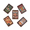 Fast Food Opaque Resin Cabochons RESI-C078-01-1