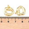 Brass Micro Pave Cubic Zirconia Pendants KK-C162-076G-3