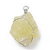 Natural Citrine Pendants G-Q993-01-1