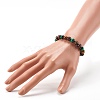 Natural Tiger Eye Beads Stretch Bracelets BJEW-JB06386-3
