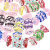  14Pcs 7 Style Transparent Acrylic Beads FIND-TA0002-42-10