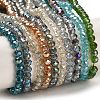 Electroplate Glass Faceted Rondelle Beads Strands EGLA-D020-3x2mm-M-2